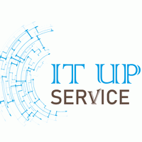 logo of the it up service development agency created by helma branding