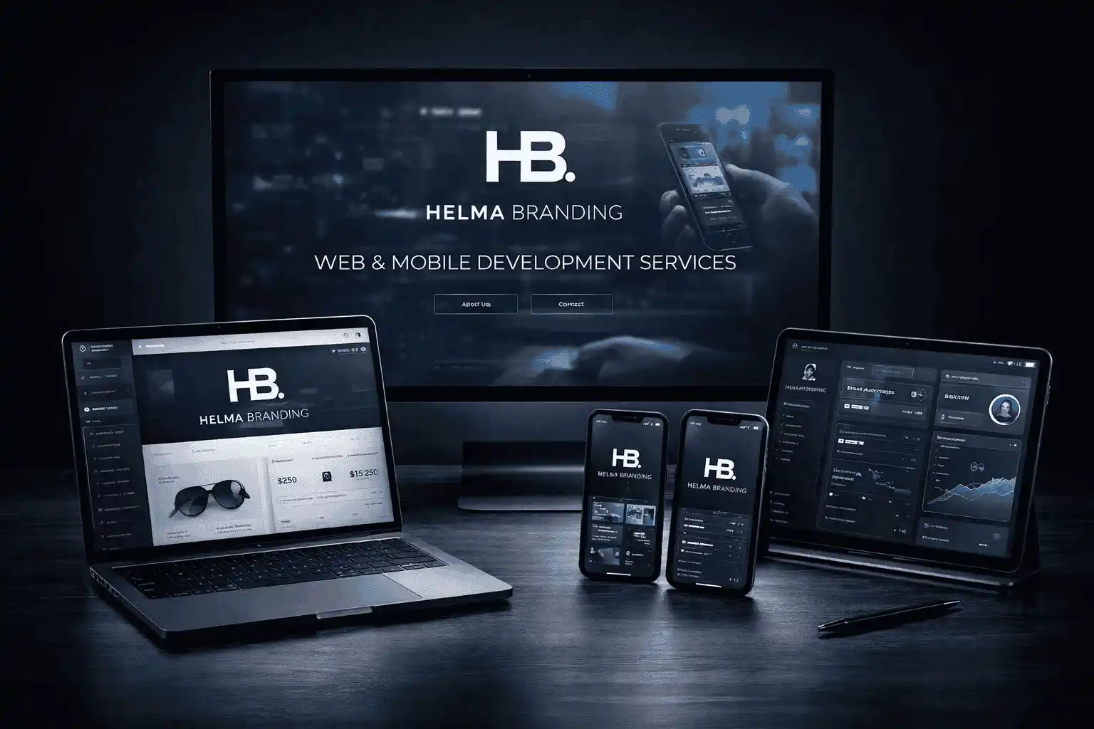 IT development department of the digital agency Helma Branding